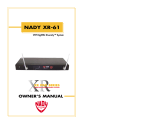 Nady Systems XR-61 Owner's manual