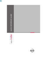 Nissan CUBE Owner's manual