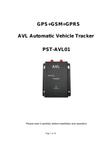 GPS Tracker PST-AVL01 Operating instructions
