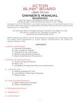 ACTON BLINK BOARD Owner's manual