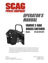 Scag Power Equipment GC-SZL/SFZ/SPZ (2-bag catcher) User manual