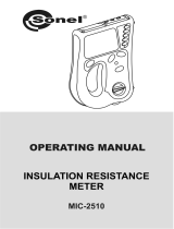 Sonel MIC-2510 Operating instructions