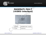 Car Solutions MASERATI PAS-T 161209 User manual