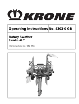 Krone Swadro 46 T Operating instructions