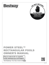 Bestway Power Steel Rectangular Pools Owner's manual