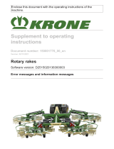 Krone EzBA Software KS403-42 Operating instructions