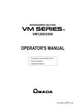 Amada VM series User manual