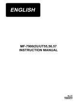 Juki MF-7900D Series User manual