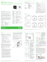 Schneider SpaceLogic Thermostat Installation guide