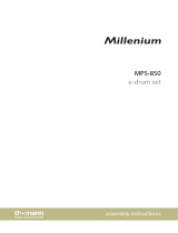 Millenium MPS-850 E-Drum Set User manual