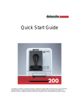 Datacolor 200 Quick start guide