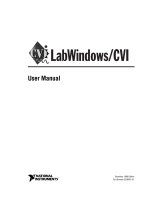 NI LabWindows/CVI User manual
