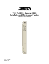 ADTRAN T200 T1 HDSL4 User manual