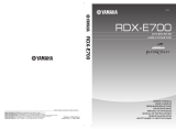 Yamaha rdxe 700 Owner's manual