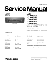 Panasonic CQ-JA1073L User manual