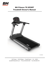 BH FITNESS T8 SPORT Owner's manual