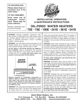 Bock Water heaters 361E User manual