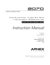 Aphex 207D User manual