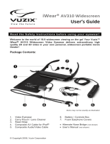 Vuzix iWear AV310 Widescreen User manual