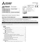 Mitsubishi Electric Jet Towel JT-SB216JSH-S-E User manual