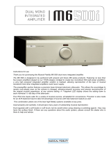 Musical Fidelity M6 500I Specification