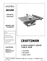 Craftsman 113.221611 Owner's manual