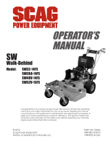 Scag Power Equipment SW Belt Drive User manual