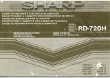 Sharp RD-720H Operating instructions