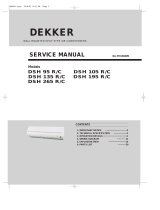 Dekker DSH 105 R/C User manual