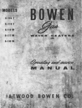 Bowen G-130m Operating & Service Manual