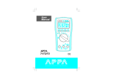 APPA 73 Owner's manual