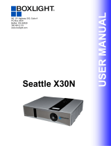 BOXLIGHT Seattle X30N User manual