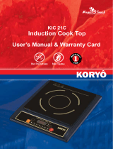 Koryo KIC 21C User's Manual & Warranty Card