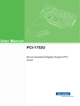 Advantech PCI-1752U User manual