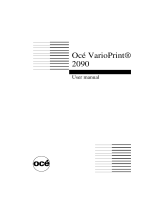 Oce VarioPrint 2090 User manual