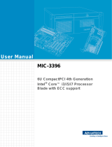 Advantech MIC-3396MIL User manual