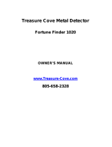 Treasure Cove Fortune Finder 1020 Owner's manual