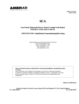 Ambirad SCA 300 Installation, Commissioning, Servicing