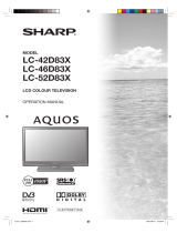 Sharp LC-42D83X LC-46D83X LC-52D83X User manual