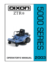 Dixon ZTR 5005 User manual