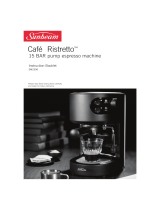 Sunbeam Cafe Ristretto EM2300 User manual