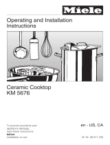 Miele KM 5676 User manual