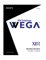 Sony KV-32XBR450 User manual