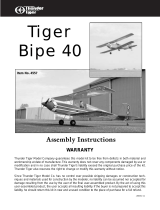 THUNDER TIGER Tiger Bipe 40 Assembly Instructions Manual