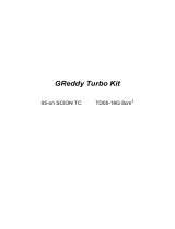 GReddy Turbo Kit User manual