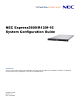NEC Express5800/R120f-1E System Configuration Manual