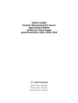 Agilent Technologies 6631B User manual