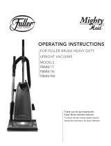 Fuller Mighty Maid FBMM-1T Operating Instructions Manual
