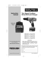 Porter-Cable 8623 User manual