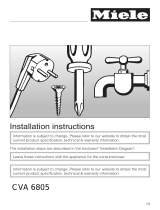 Miele CVA 6805 Installation Instructions Manual